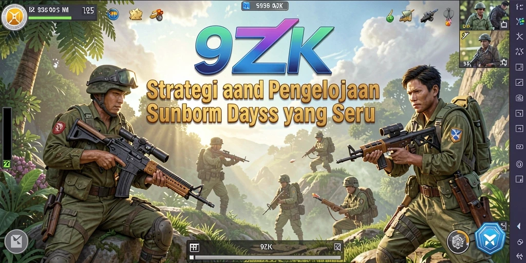 Gameplay menarik dari 9ZK yang penuh strategi.