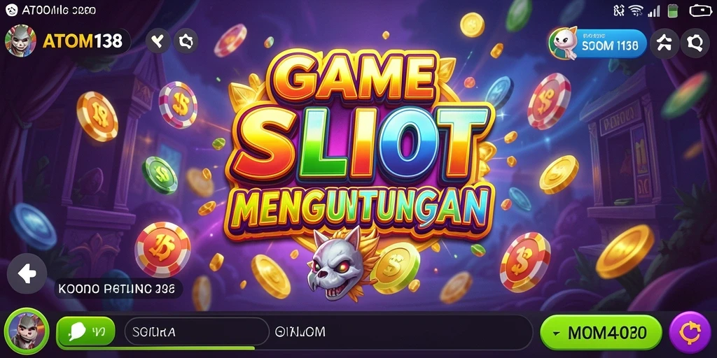 Gameplay seru dari ATOM138 yang menampilkan mesin Slot yang memukau.