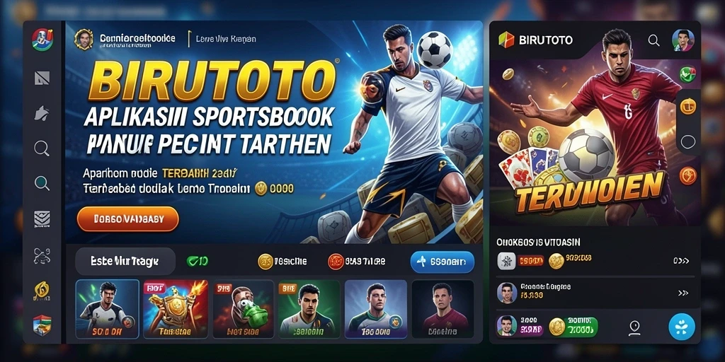 Tampilan antarmuka BIRUTOTO yang menarik dan mudah digunakan.