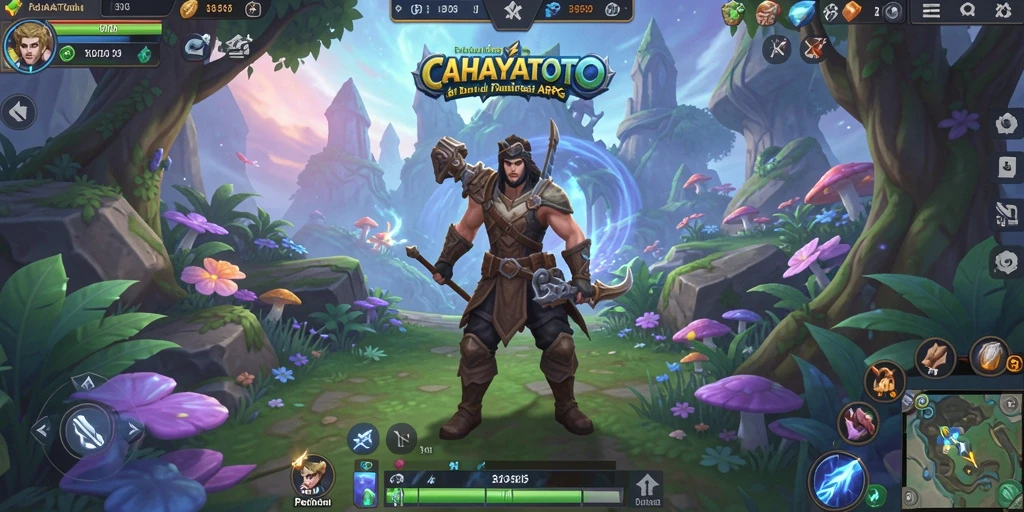 Tampilan gameplay CAHAYATOTO yang menegangkan dalam petualangan ARPG.