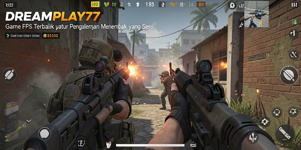 Gameplay seru dari DREAMPLAY77 dengan pertempuran mendebarkan.