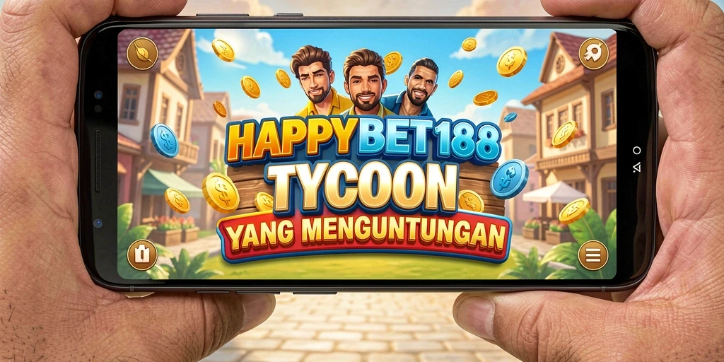 Screenshot utama menunjukkan gameplay Tycoon yang seru dan interaktif.