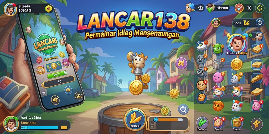 Screenshot gameplay LANCAR138 menampilkan karakter yang sedang beraksi dalam misi Idle.