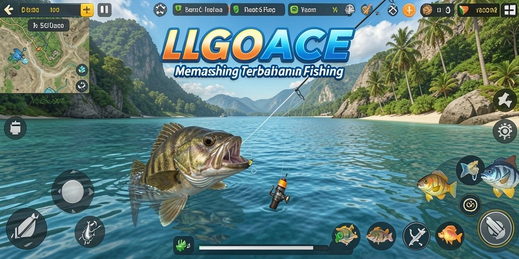Gameplay LGOACE yang mendebarkan di tengah lautan.