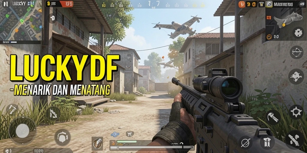 Tangkapan layar gameplay LUCKYDF yang mendebarkan dalam aksi.