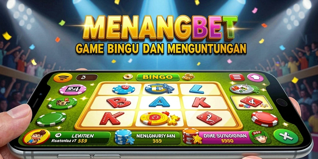 Tampilan gameplay yang seru dalam MENANGBET saat bermain Bingo.