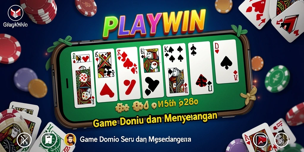 Screenshot gameplay PLAYWIN yang menunjukkan momen seru permainan Domino.
