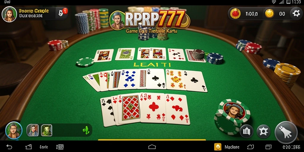 Gameplay RPRP777 yang menarik dalam permainan Gaple.