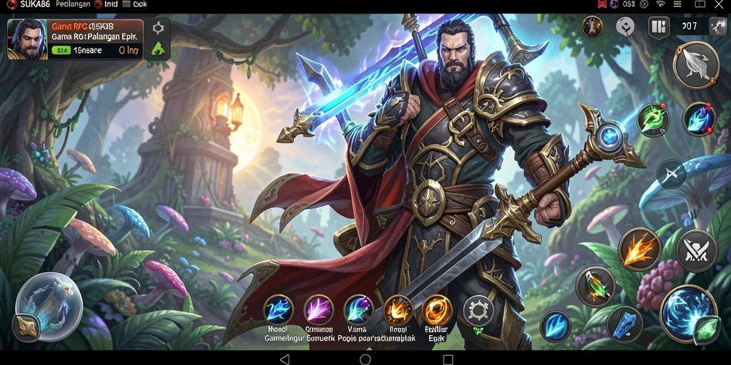 Gameplay epik SUKA86 menampilkan pertarungan dan eksplorasi yang mendebarkan.