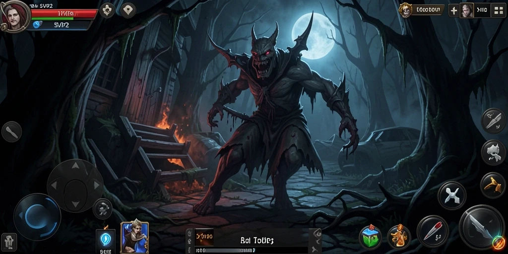 Tampilan gameplay SVIP2 yang menyeramkan dan menegangkan.